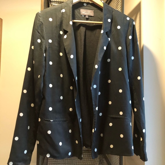 Polka Dot Blazer Patterson J Kincaid - Picture 6 of 8
